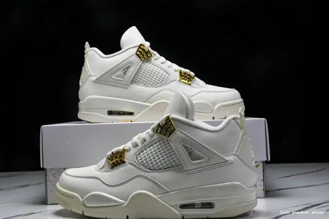 Reps LUCY Gold AQ9129-170 Metallic Retro 4 Jordan 0610